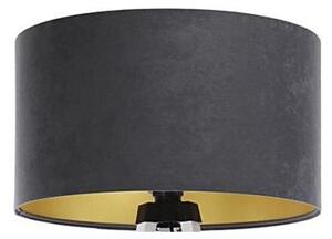 Paralume universale STANDART E27 diametro 45 cm grigio/oro