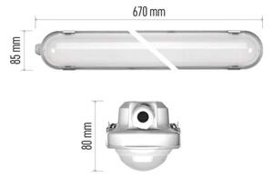 LED Luce dimmerabile per impieghi gravosi MISTY LED/10/13/16/18W/230V 4000/6500K IP66