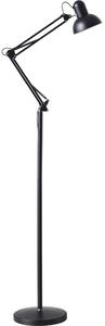 Flessibile lampada con piedistallo AURIQ 1xE27/60W/230V 184 cm nero