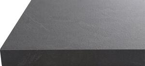 Piano cucina in laminato hpl nero Luserna L 304 x P 63 cm, spessore 3.8 cm