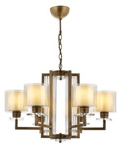 Lampadario a catena VARANA 6xE27/40W/230V bronzo