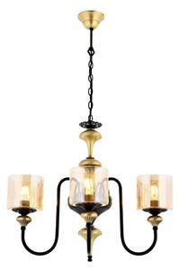 Lampadario a catena BUSAN 3xE27/40W/230V, dorato