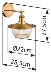 Globo 69030W - Applique 1xE27/60W
