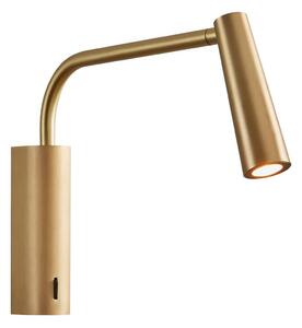 LEDS-C4 Applique a LED Gama Extend, color oro opaco, alluminio