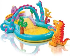 INTEX Dinoland Piscina Gonfiabile Centro Giochi 333x229x112 cm 57135NP