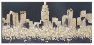 Dipinto su Tela Oroen City 150x3,8x70 cm in Legno di Pino e Canvas Multicolor