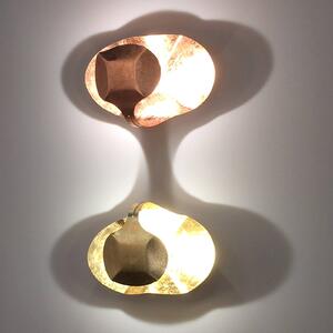 Knikerboker Applique LED di design Gi.Gi, 40 cm, bronzo
