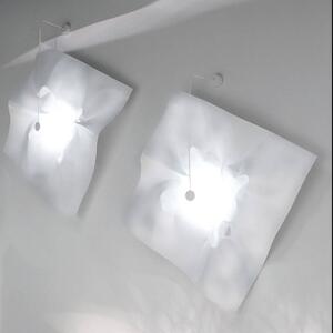 Knikerboker Crash applique LED bianco quadrata