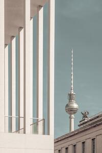 Fotografia Berlin Television Tower Museum Island urban vintage style, Melanie Viola