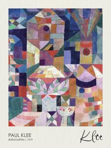 Riproduzione Burggarten 1919, Paul Klee