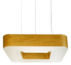 LZF LAMPS LZF Cuad LED a sospensione 0-10V dim, giallo