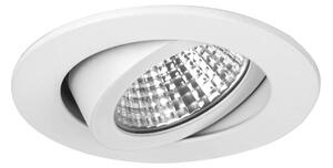 BRUMBERG Faretto da incasso a LED Seven-R, 2.700 K, bianco opaco, alluminio