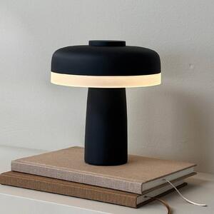 Lampada LED da tavolo ricaricabile Dyberg Larsen Porter, nero, 16 cm