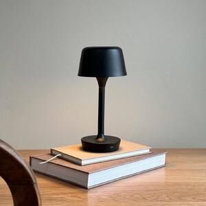 Dyberg Larsen Lampada LED da tavolo Flow, nero, altezza 25 cm