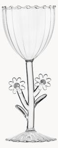 Bicchiere da vino fatto a mano in vetro borosilicato Botanica
