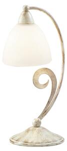Lampada da tavolo 1730/1L bianco satinato, avorio