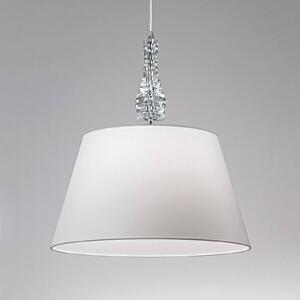 Grande lampada sospensione Crystal bianco