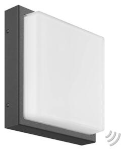 LCD Applique da esterno angolare a LED Ernest in grafite