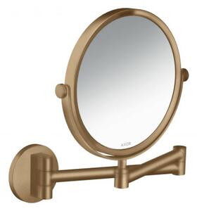 Specchio Per Rasatura Senza Luce Axor Universal Circular 223x257mm Bronzo spazzolato