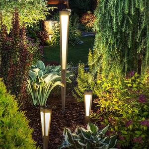Les Jardins Fiaccola LED solare Tecka a sensore, 52 cm duratek