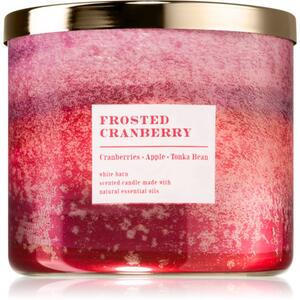 Bath & Body Works Frosted Cranberry candela profumata 411 g