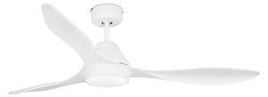 POLARIS LED - Ventilatore luminoso da soffitto Ø 1320 mm bianco con motore DC - 3 pale