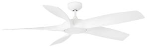 COCOS LED - Ventilatore luminoso da soffito Ø 1370 mm bianco con motore DC - 5 pale