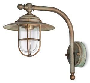 Moretti Luce Elegante lampada da parete Bruno dal design antico