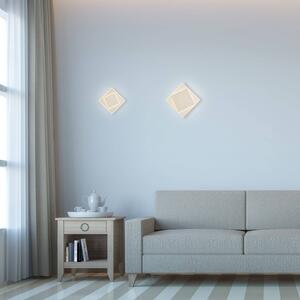 Mantra Iluminación Applique a LED Dakla, bianco, 18x18 cm