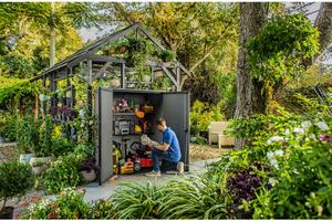 Keter Capanno da Giardino Cortina Alto 150 L Grigio