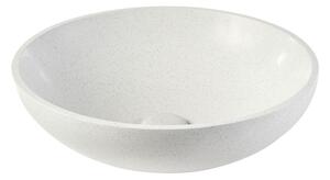 Lavabo rotondo in terrazzo grigio D40 cm LAORA