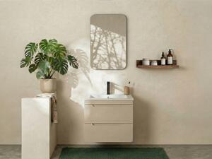 Mobile bagno sospeso con lavabo da incasso Beige 60 cm - ARUBA