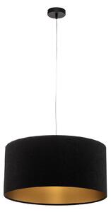 Maco Design Lampada a sospensione Salina, nero/oro, Ø 50 cm