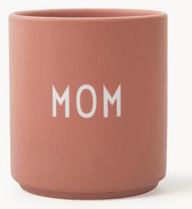 Tazza di design senza manico con scritta fronte e retro Favourite MOM/LOVE