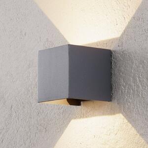 ORION Applique LED da esterni Cube grigio basalto