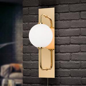 ORION Applique LED Pipes in oro lucido