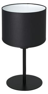 Lampada da tavolo ARDEN 1xE27/60W/230V diametro 18 cm nero/bianco