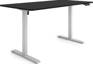 ESMART Germany ETX-121GB 160 x 80 cm Nero Scrivania ergonomica sit-stand Regolabile elettricamente in altezza in modo continuo 73,5 - 123,5 cm 3x memoria Promemoria attività Soft-Start/Stop Montaggio rapido