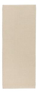 Passatoia beige in lana tessuta a mano 80x170 cm Talo – noo.ma