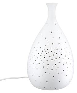 Gilde Tischleuchte, "Galaxy", Porzellan, weiß, VE 1, H. 34 cm, D. 19 cm