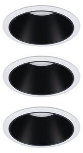 Paulmann Cole spot LEDlight, nero-bianco, set 3x