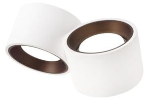 Applique classico sforzin illuminazione nasso tonda ap2 t519 t520 t521 gx53 led gesso alluminio - Sforzin Illuminazione