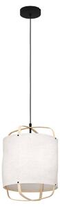 Eglo 43874 SURFLEET E27 lampada a sospensione Ø330mm nero natura