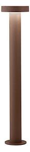 Lampioncino esterno ip65 perenz stool 8320 e lc 12w led 3000k 960lm metallo alluminio corten - Perenz
