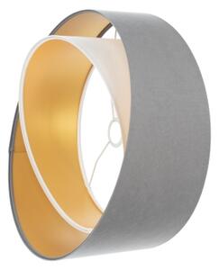 Paralume universale GALAXY E27 diametro 45 cm grigio/bianco/oro