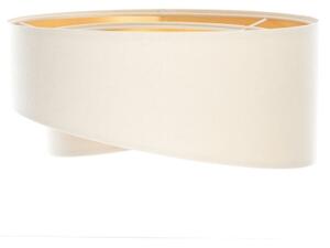 Paralume universale GALAXY E27 diametro 45 cm color crema/oro