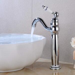 Miscelatore monocomando girevole in stile retrò per bagno