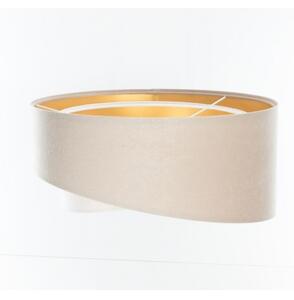 Paralume universale GALAXY E27 diametro 45 cm beige/bianco/oro