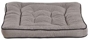 Cuccia per cani in tessuto grigio 90 x 70 cm cuscino per divano per animali domestici Beliani