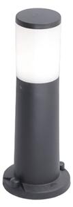 Lampioncino esterno top light loano pa40 nero e27 led ip55 resina - Top Light